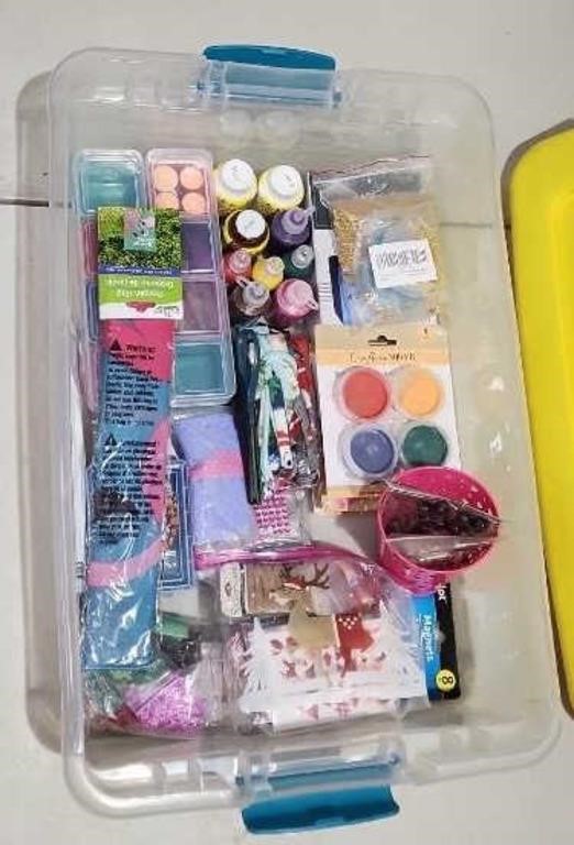 Tub of Crafting Supplies