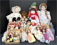 (W) Collection Of Dolls.