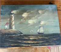 Nice oil painting on wood