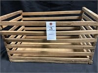 VTG WOODEN ONION CRATE