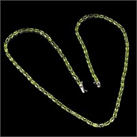 Natural Stunning Green Peridot 125 Cts Necklace