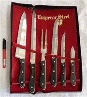 6 pc. Emperor Steel knife Set