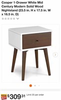 W328   Modern solid wood end table