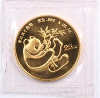 1984 Gold 1/4oz Panda