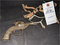 Vintage Kilgore "Big Bill" Cast Iron Toy Cap Gun