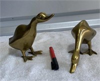 2 pc. Brass Duck Set