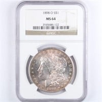1898-O Morgan Dollar  NGC MS64