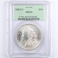 1884-O Morgan Dollar PCGS MS64 OGH
