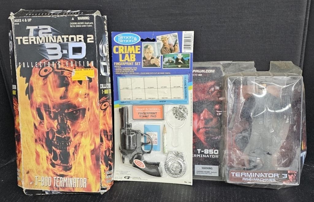 (Y) Lot Of Terminator 2 And 3 Action Figures And