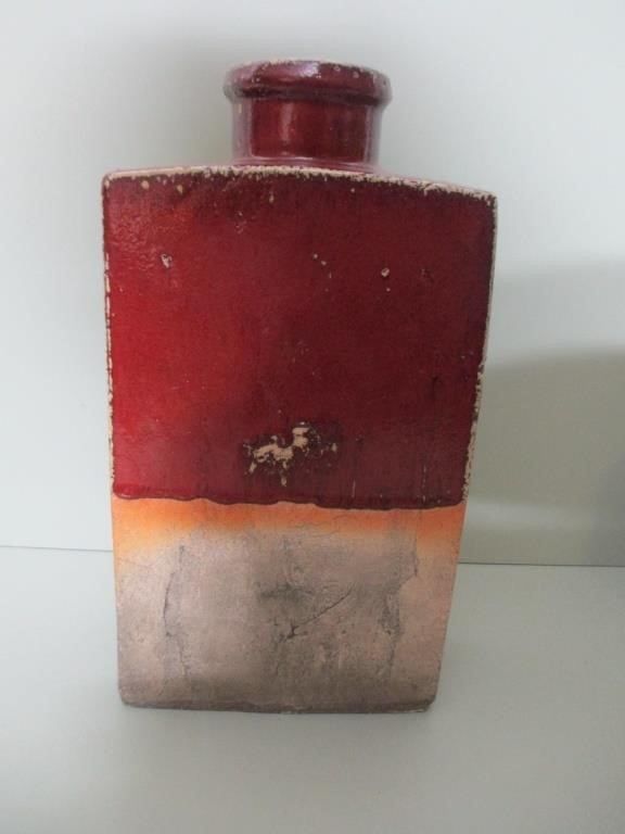 Vintage Mexican  Red clay Heavy Bottle Jug