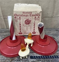 Vintage illuminated Christmas candles – needs