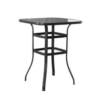 Square Metal Outdoor Bistro Table