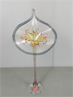 18" Tall Jack In The Pulput Glass Vase