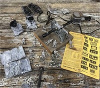 Casting metal figures soldiers kit