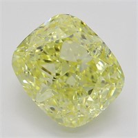 2.50ct,Int. Yellow/VVS1,Cushion cut GIA Diamond