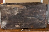 Early wooden drink crate