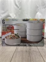 Set of 6 Microwavable Bowls