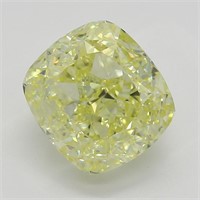 2.02ct,Yellow/VVS1,Cushion cut GIA Diamond
