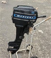 Mercury 110 9.8hp Outboard. Tested, runs great, F