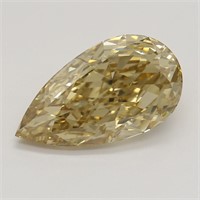 2.31ct,Brn. Yellow/IF,Type IIa GIA Diamond
