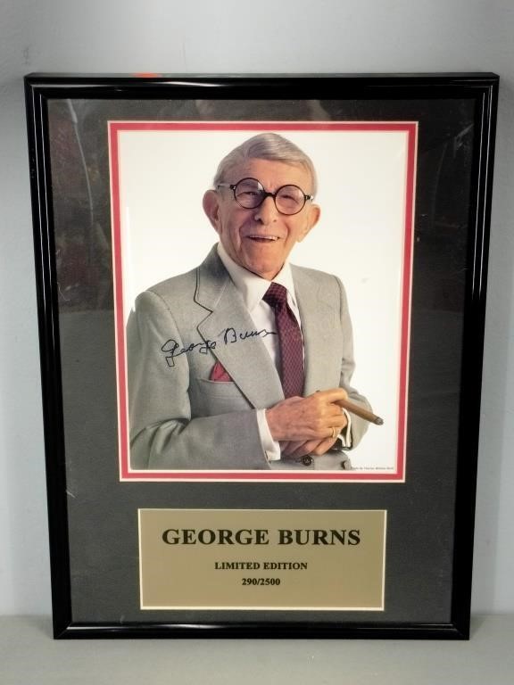 Signed/numbered George Burns Photo
