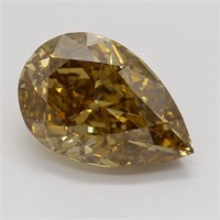 3.27ct,Brn. Yellow/VVS1,Type IIa GIA Diamond