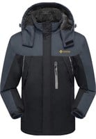 GEMYSE Men's Waterproof Fleece Lined Winter Jacket