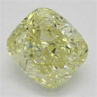 2.57ct,Yellow/IF,Cushion cut GIA Diamond