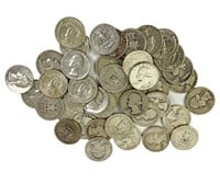 LOT OF SILVER QUARTERS