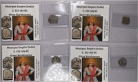 Lot of 4: Silver Ancient Coins of India