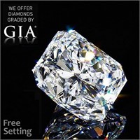 4.01ct,Color G/VVS2,Radiant cut GIA Diamond