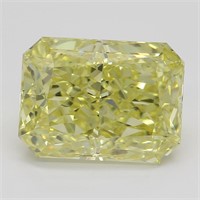 3.01ct,Yellow/IF,Radiant cut GIA Diamond
