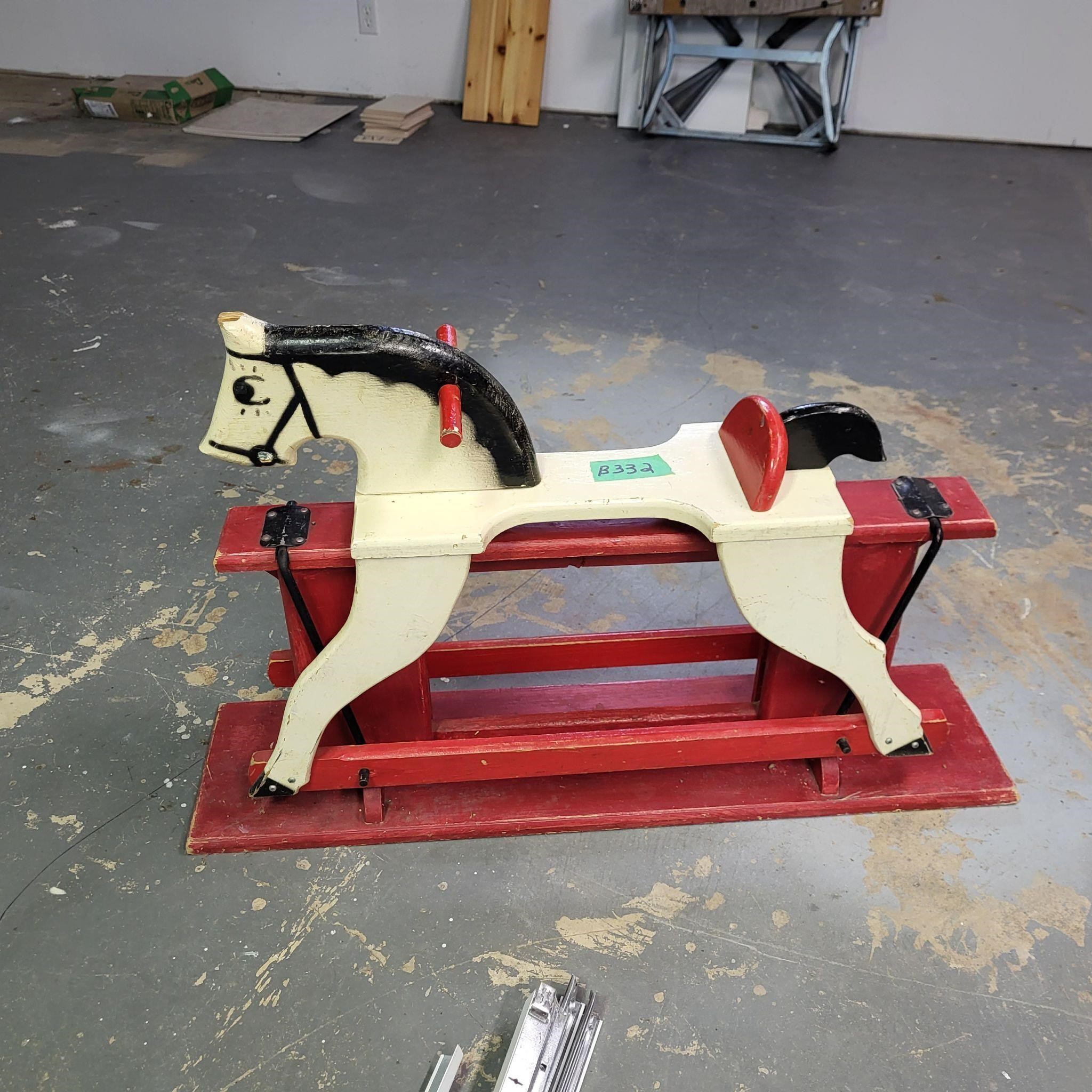 Antique Glider-style Rocking horse