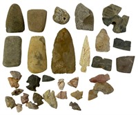 ARROWHEADS, AND NATIVE AMERICAN ARTIFACTS