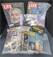 (F) Lot of Aircraft Magazines Include Life,