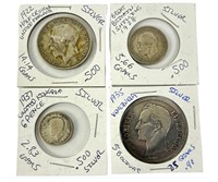 ASSORTED SILVER COINS