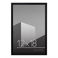 Americanflat 12x18 Poster Frame in Black - Thin