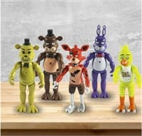 Set Of 5 "Five Night At Freddy's" Figure