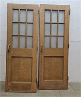 2 Maple doors 30"84"