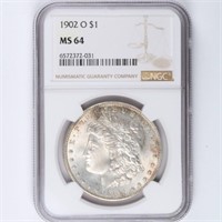 1902-O Morgan Dollar NGC MS64