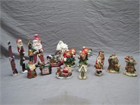 Assorted Lot Of Christmas/Santa Figurines