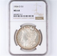 1904-O Morgan Dollar NGC MS64