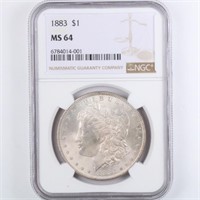 1883 Morgan Dollar NGC MS64