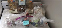 Large lot of shower curtin hooks used and new
