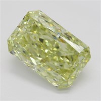 2.33ct,Grn. Yellow/VS1,Radiant cut GIA Diamond