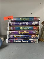 LOT OF DISNEY VHS MOVIES SEVERAL ARE SEALED