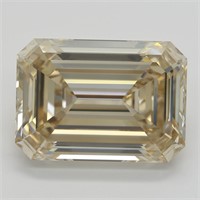 10.51ct,Yellow Brn./VS1,Type IIa GIA Diamond