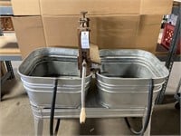VTG Galvinized Wash-tubs With Stand & Ringer