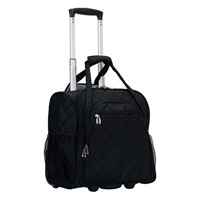 ROCKLAND BF31-BLACK Wheeled Underseat Carry-On,