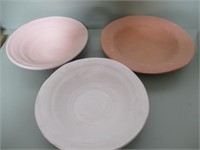 Handmade Ceramic UnGlazed Plates 3